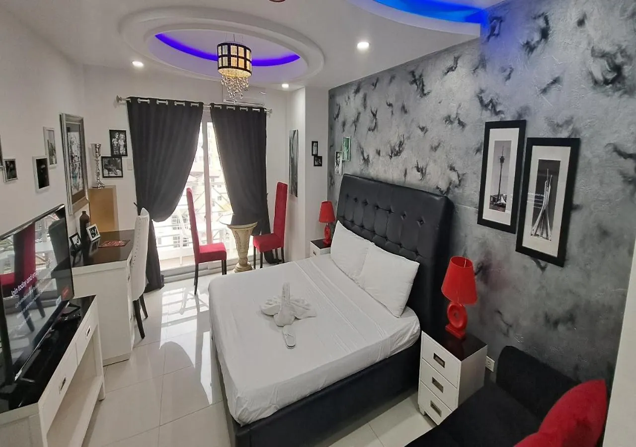 Apartment Studio At Kandi Palace Near Walking Street Angeles Philippines